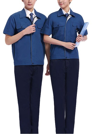 藏青色工作服