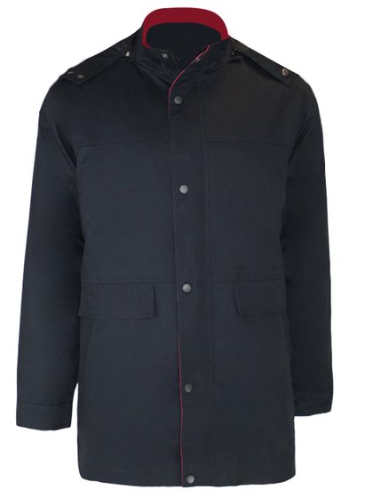 藏青色防寒服棉服